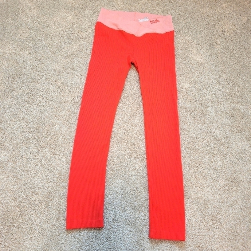 Kindly Yours Womens Colorblock Ribbed Leggings Size XL